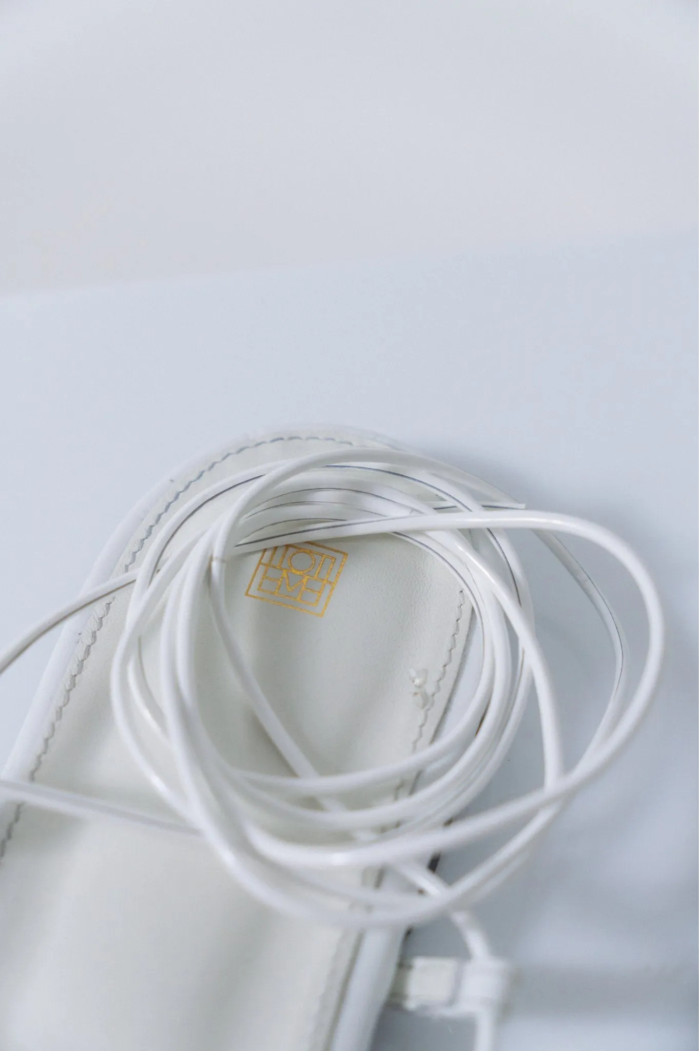 Toteme Croc-Effect Leather Lace-Up Sandals (41 EU) sold by Bessette product image thumbnail 4