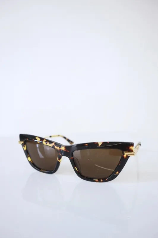 Bottega Veneta Cat-Eye Tortoiseshell-Acetate Sunglasses sold by Bessette