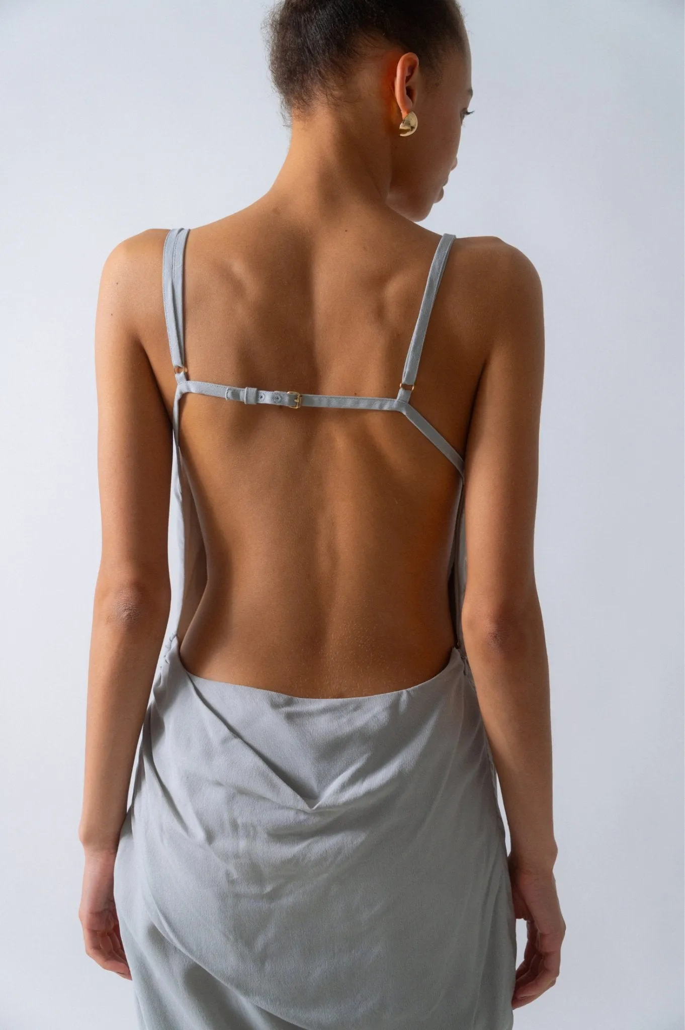 Jacquemus La Robe Saudade Grey Dress sold by Bessette product image thumbnail 4