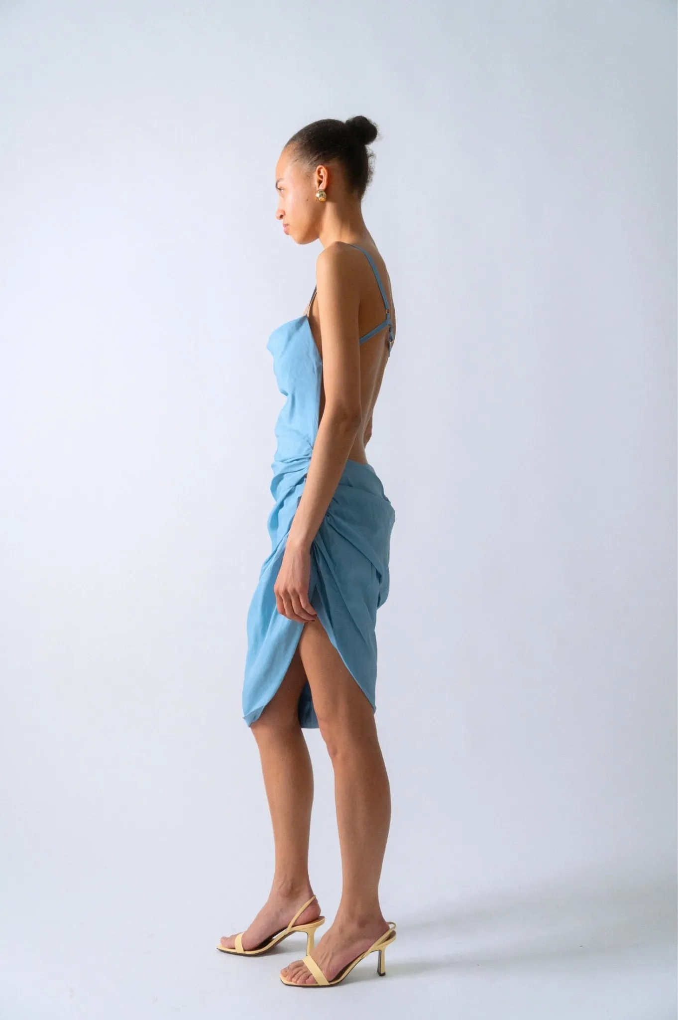 Jacquemus La Robe Saudade Blue Dress sold by Bessette product image thumbnail 2
