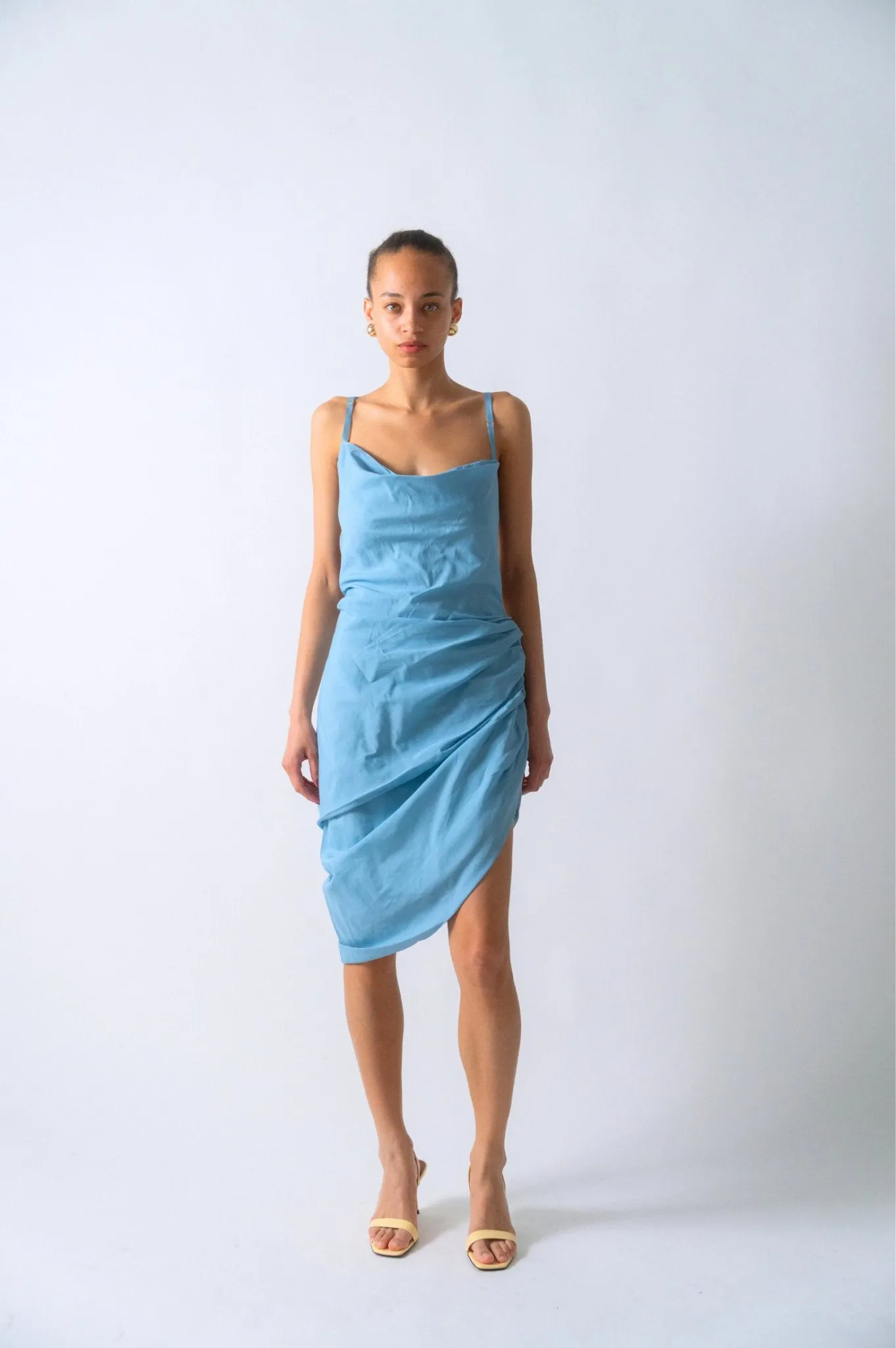 Jacquemus La Robe Saudade Blue Dress sold by Bessette