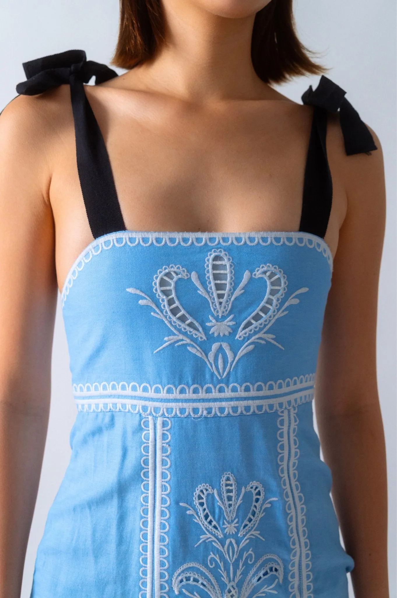 Lug Von Siga Greta Broderie-Anglaise Cotton Midi Dress sold by Bessette product image thumbnail 4