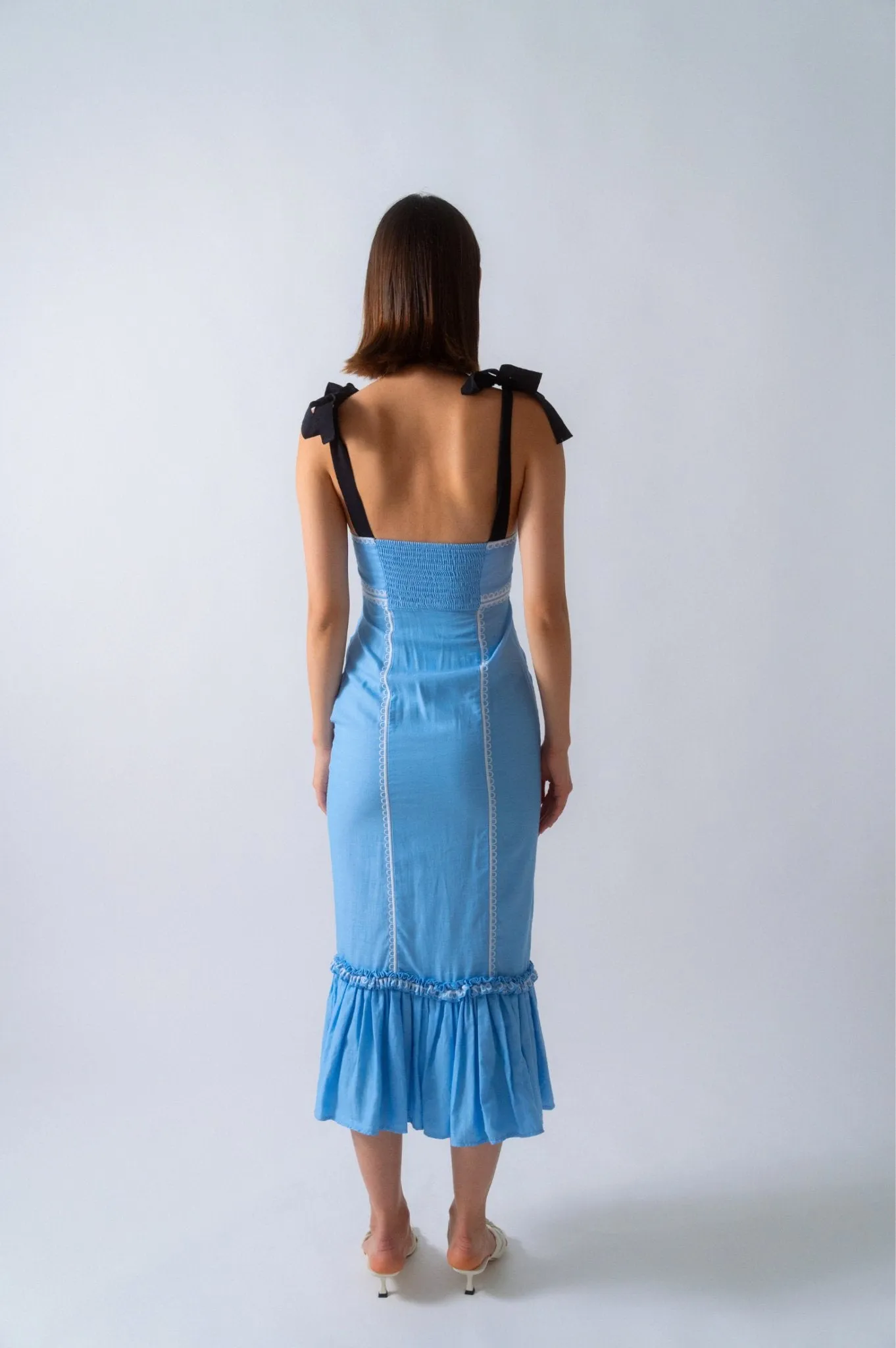 Lug Von Siga Greta Broderie-Anglaise Cotton Midi Dress sold by Bessette product image thumbnail 2