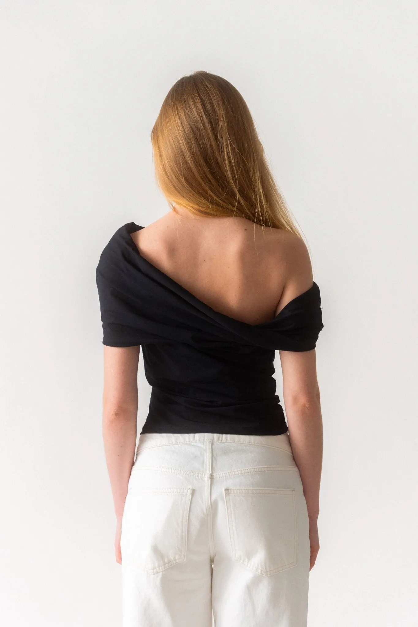 Róhe Asymmetrical Off Shoulder Top (36 FR & 40 FR) sold by Bessette product image thumbnail 3
