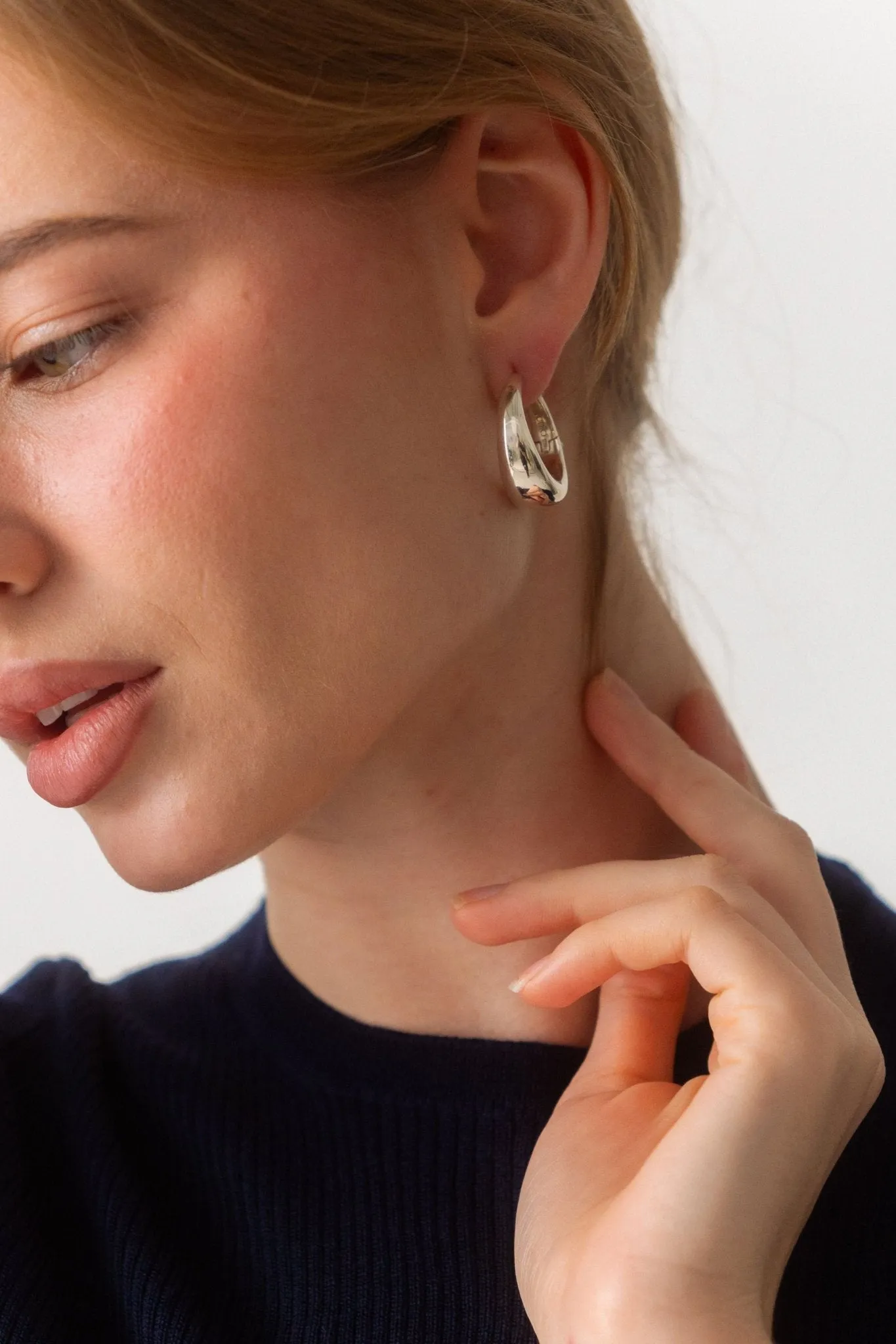 Lié Studio The Andrea Earrings In Silver sold by Bessette product image thumbnail 2