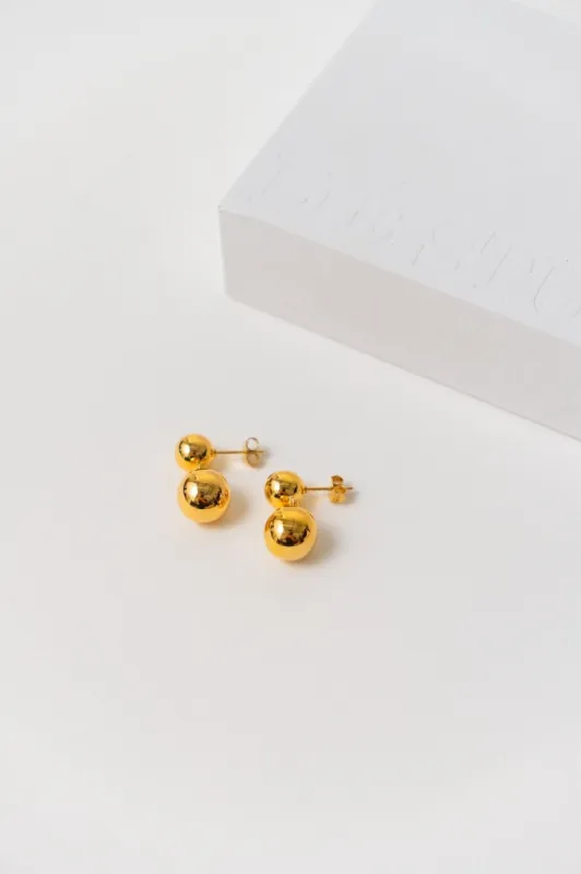 Lié Studio The Caroline Earrings In Gold sold by Bessette