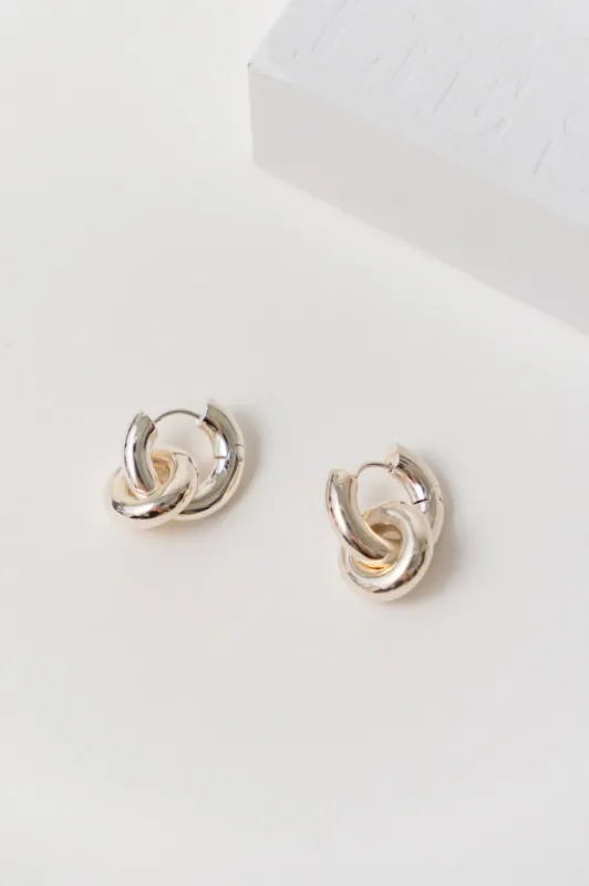 Lié Studio The Esther Earrings Silver sold by Bessette
