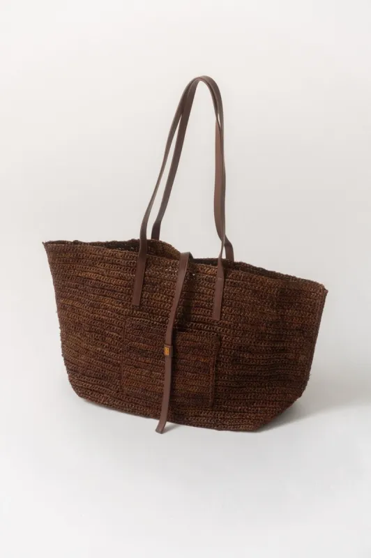 By Malene Birger Palla Tote Dark Brown made by By Malene Birger