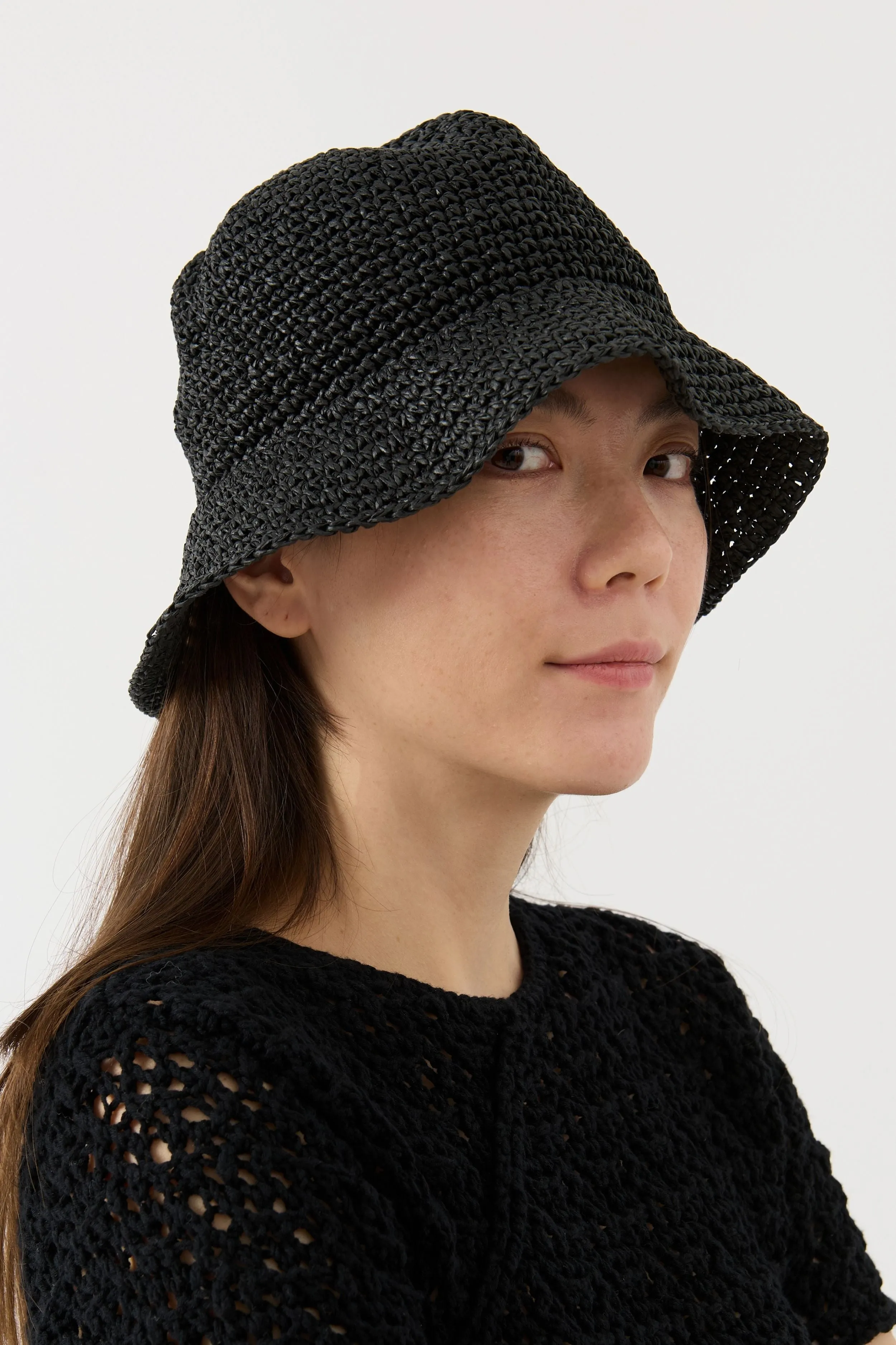 Black Panama Hat sold by Bessette product image thumbnail 3