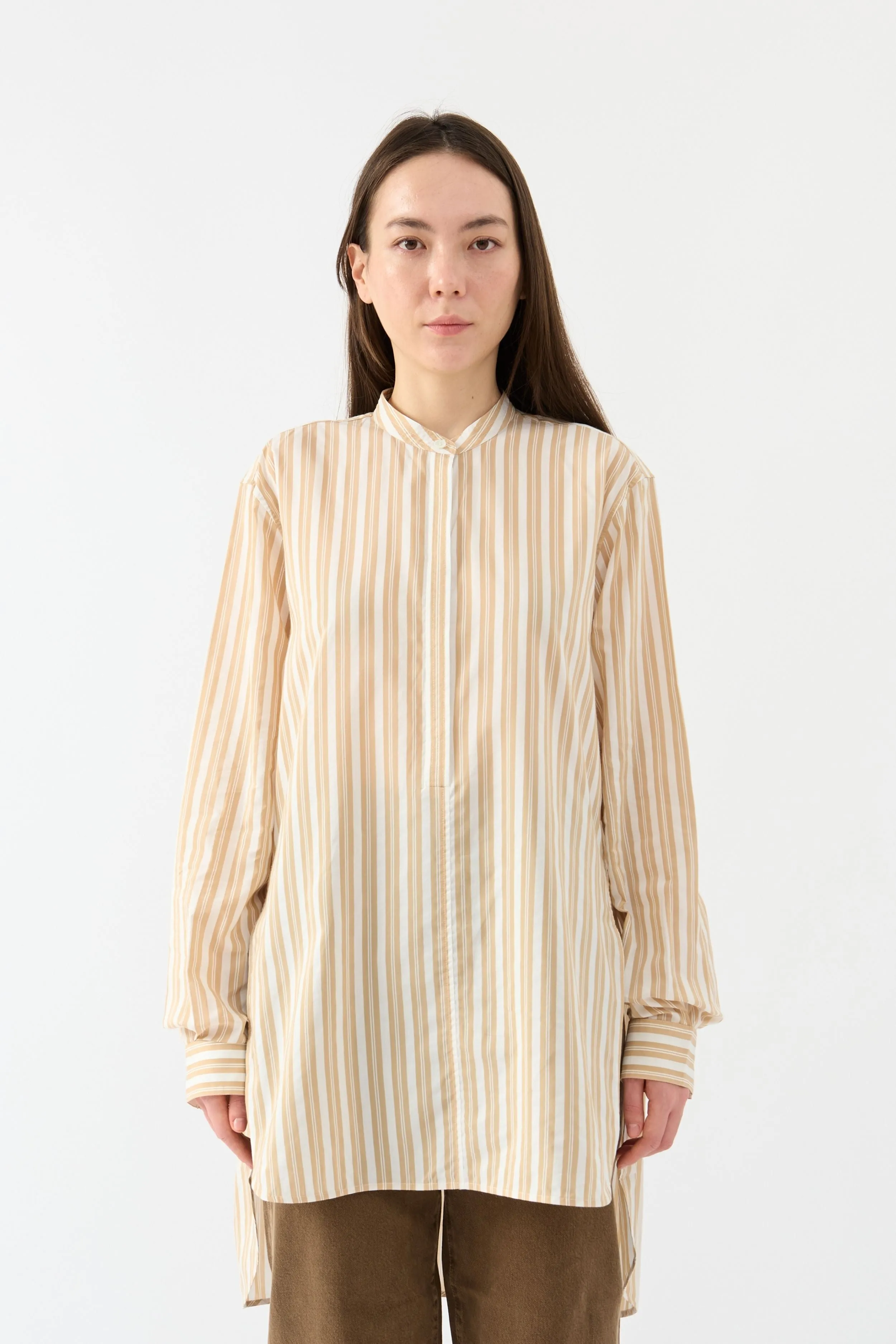 Long Cotton Silk Shirt sold by Bessette