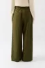 Frame Pleated Wide Leg Pant In Surplus sold by Bessette