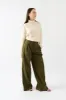 Frame Pleated Wide Leg Pant In Surplus sold by Bessette