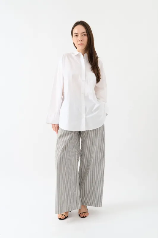 By Malene Birger White Derris Shirt sold by Bessette