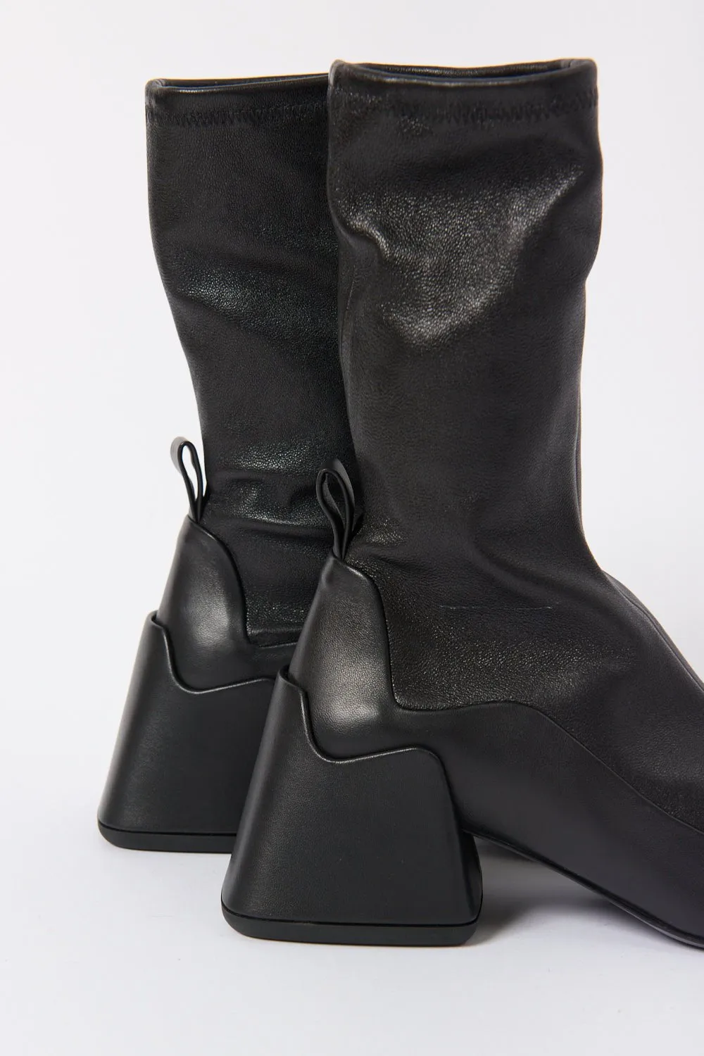 Stretch Leather Ankle Boots sold by Bessette product image thumbnail 4