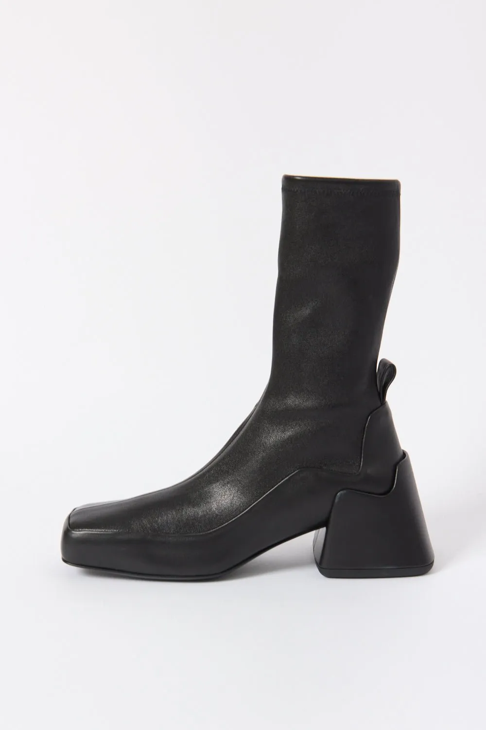 Stretch Leather Ankle Boots sold by Bessette