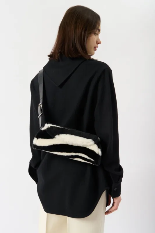 Faux Fur Small Cannolo Bag made by Jil Sander