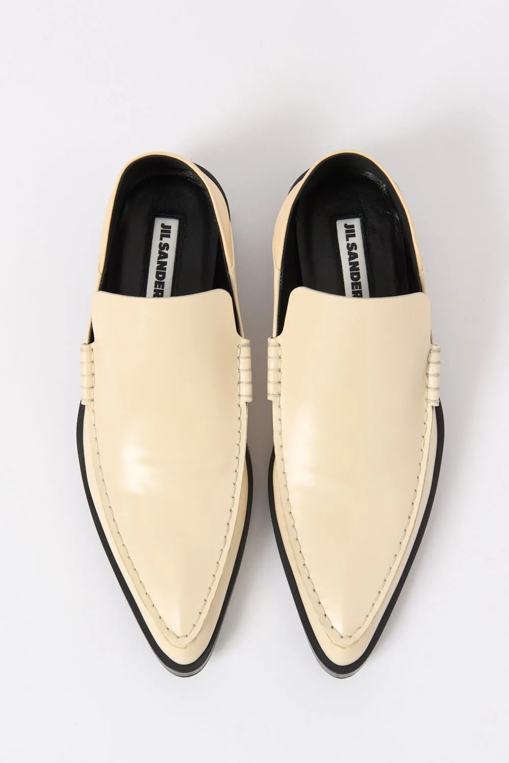 Glossed-Leather Collapsible-Heel Loafers sold by Bessette product image thumbnail 4
