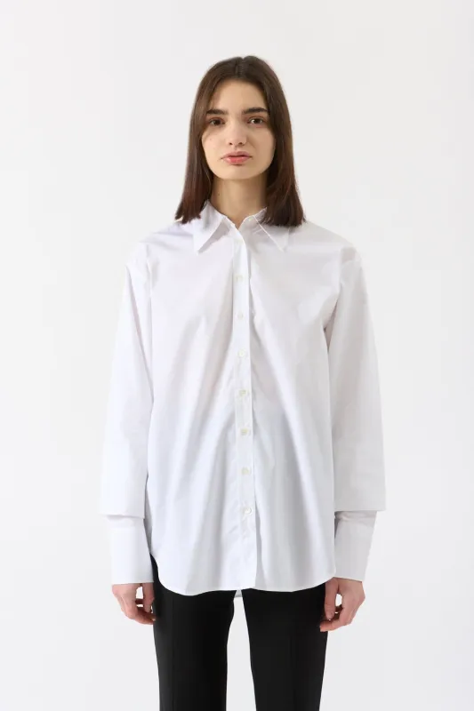 Bite Studios Crinkled White Shirt sold by Bessette