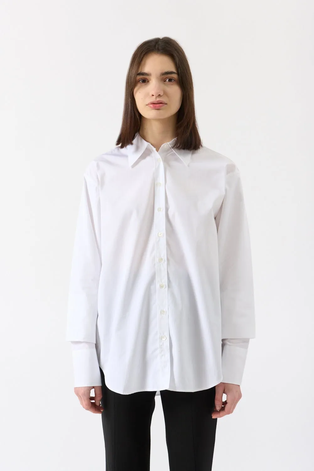 Crinkled White Shirt sold by Bessette