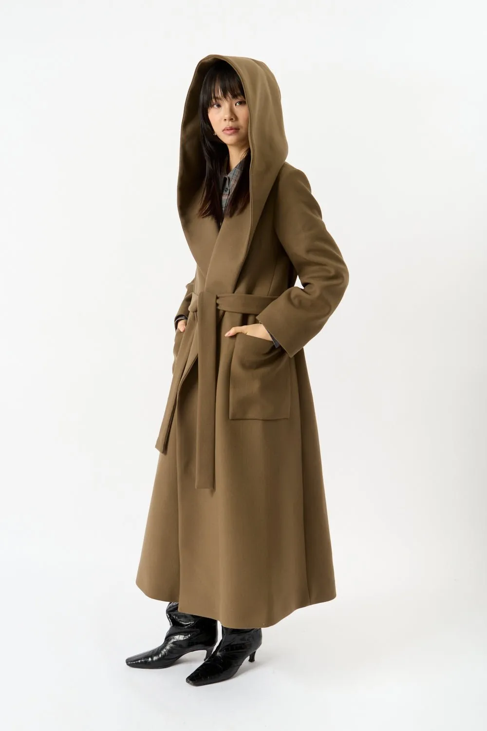 Hooded Wrap Coat sold by Bessette product image thumbnail 2
