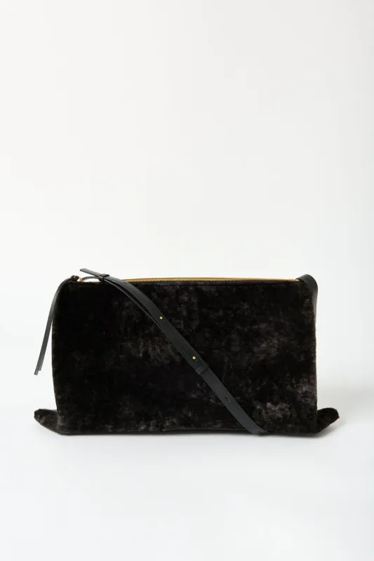Medium Shearling Empire Bag made by Jil Sander