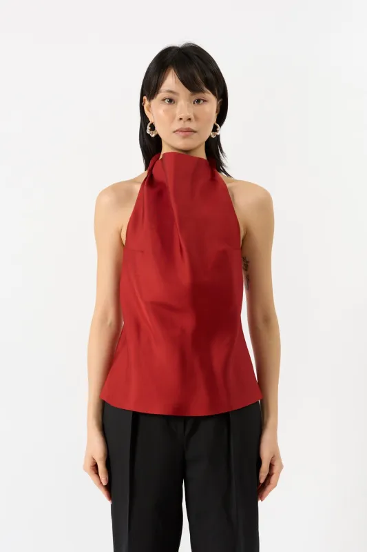 Róhe Halter Top with Open Back sold by Bessette