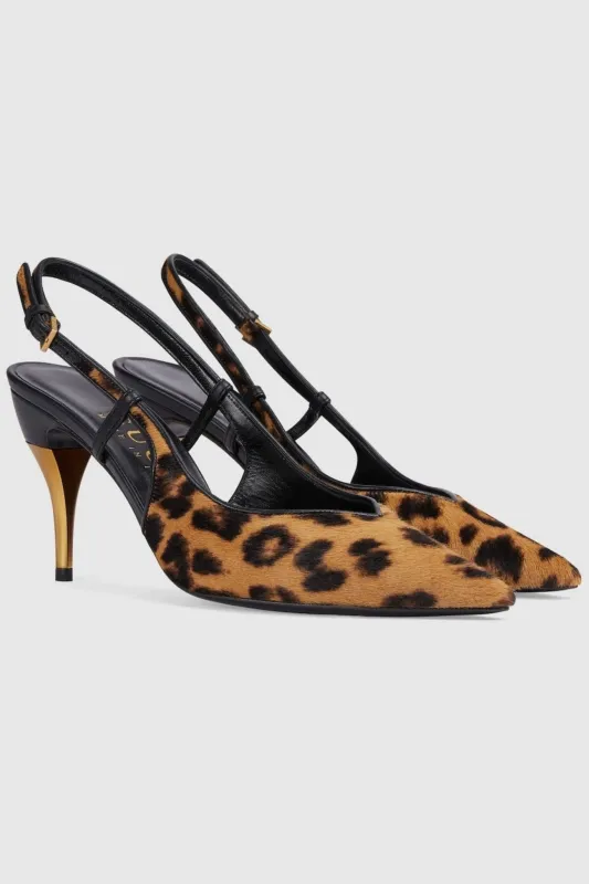 Gucci Heeled Pumps in Leopard made by Gucci