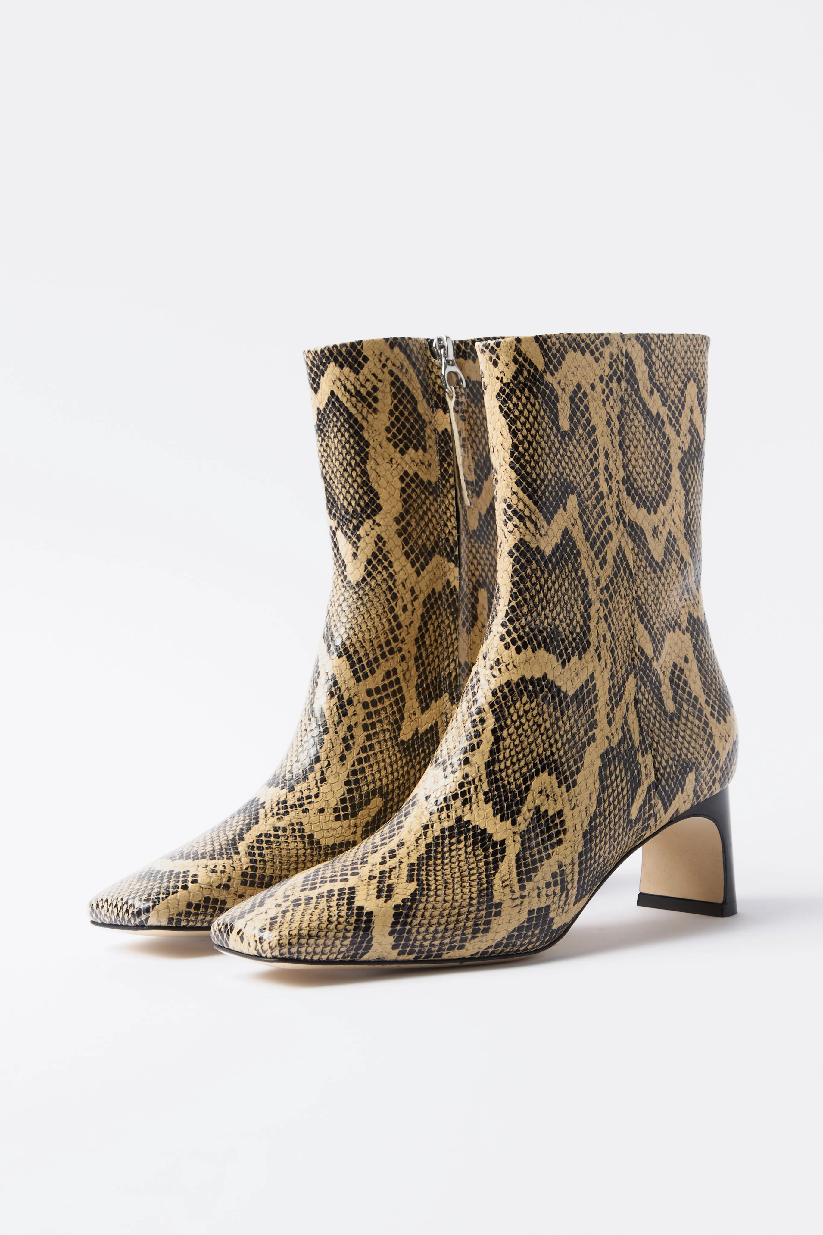 Aeyde Tabitha Snake Print Ankle Boots sold by Bessette