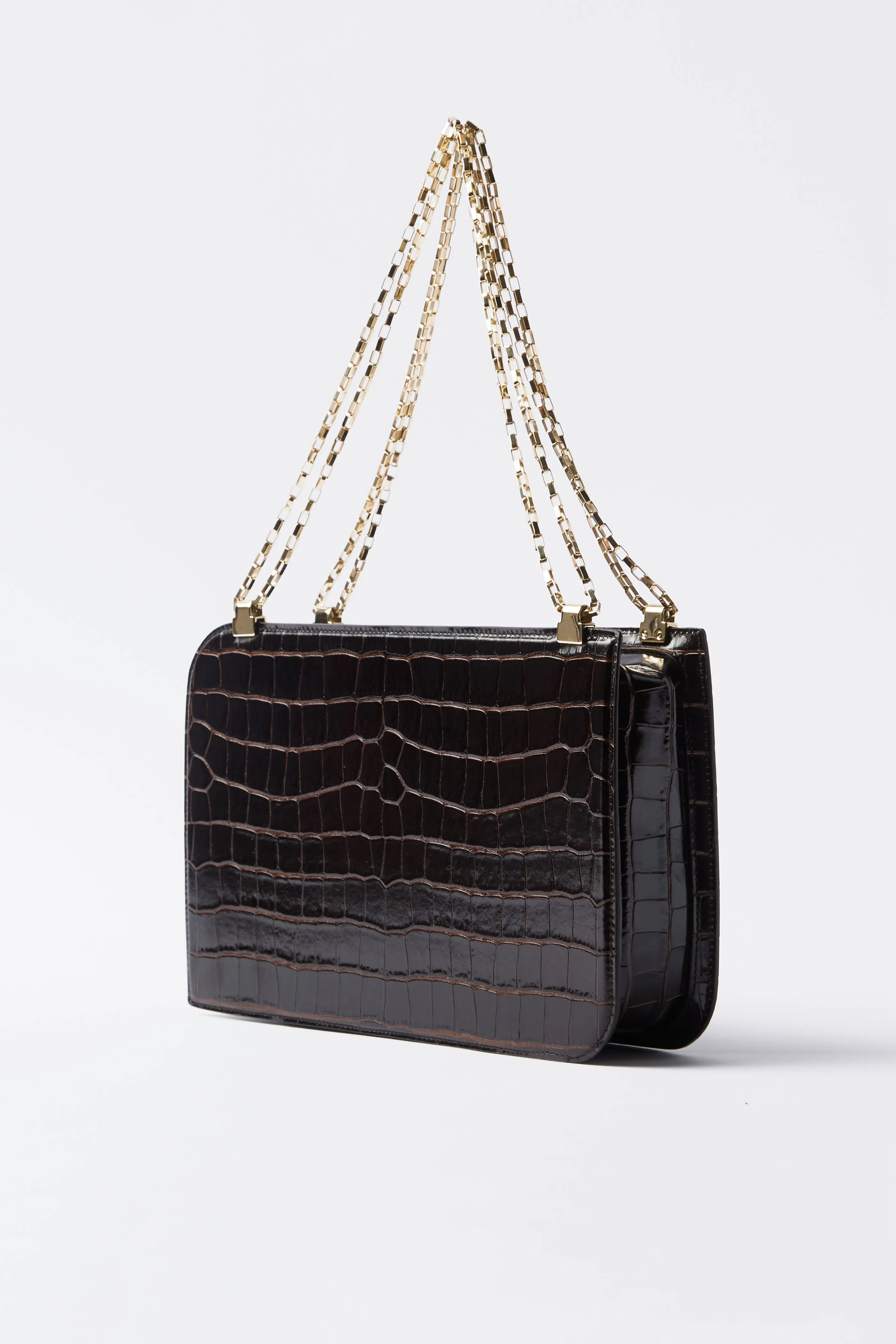 Toteme Chain Bag Brown Croc sold by Bessette product image thumbnail 2