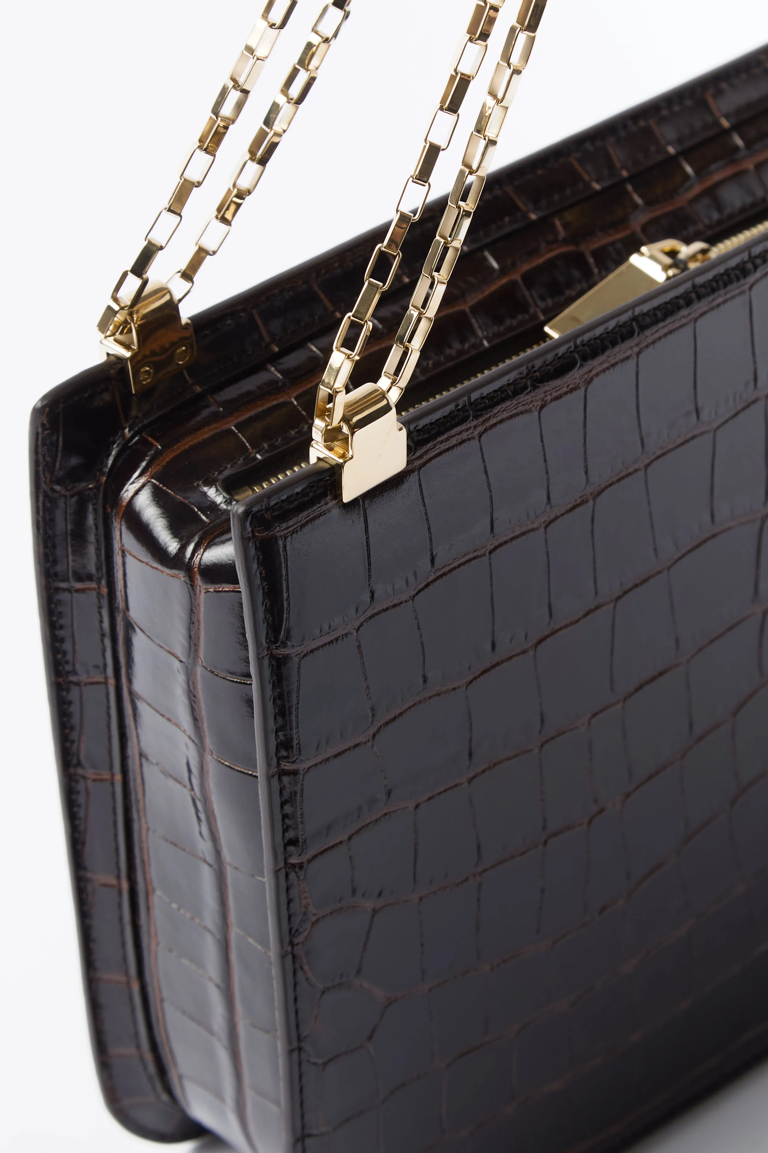 Toteme Chain Bag Brown Croc sold by Bessette product image thumbnail 3