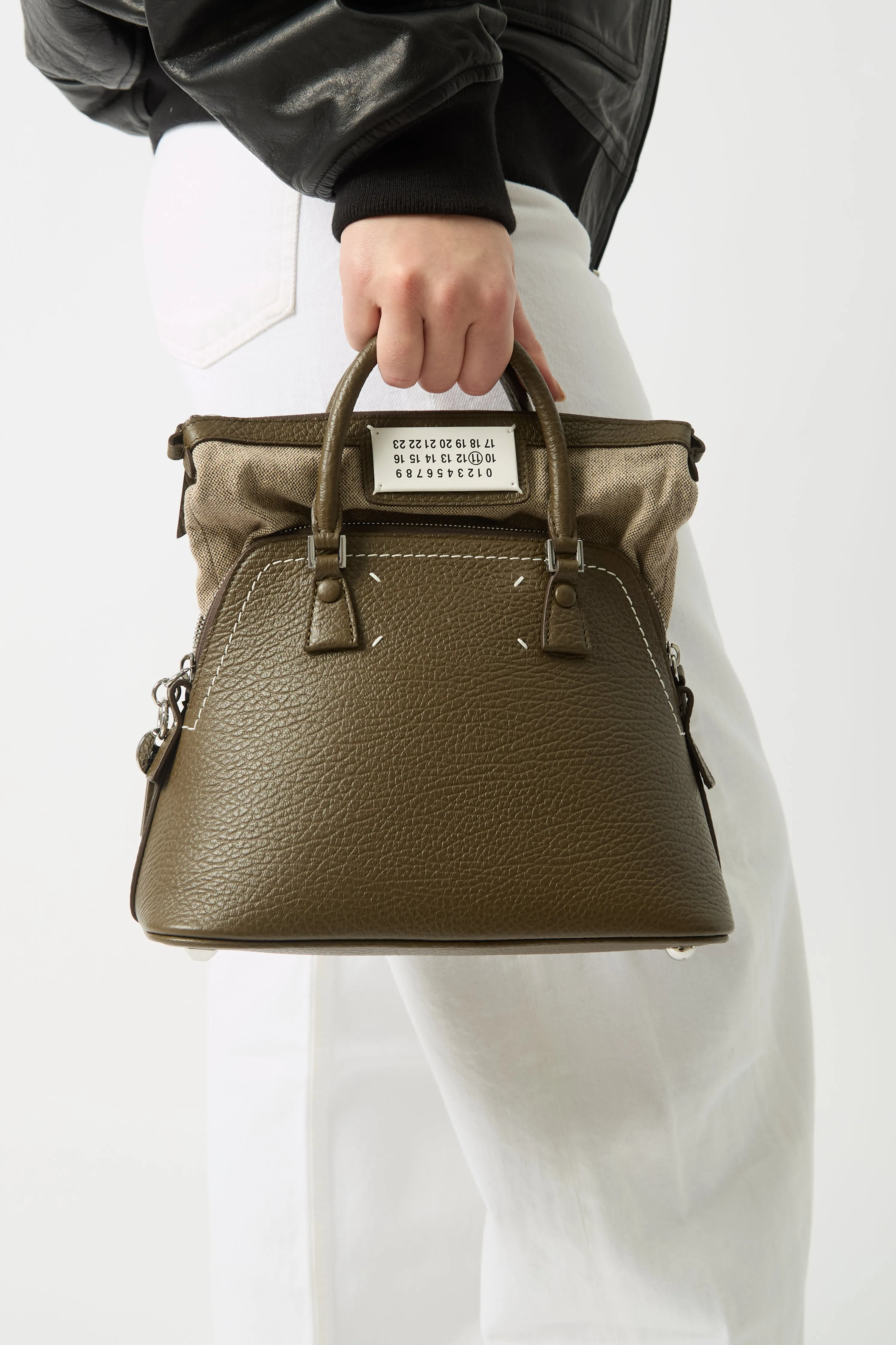 Micro 5Ac Classique Grained Leather Bag sold by Bessette