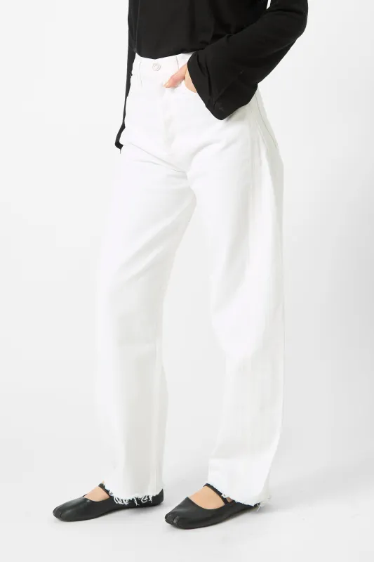 AGOLDE Luna High-Rise Barrel-Leg Jeans sold by Bessette