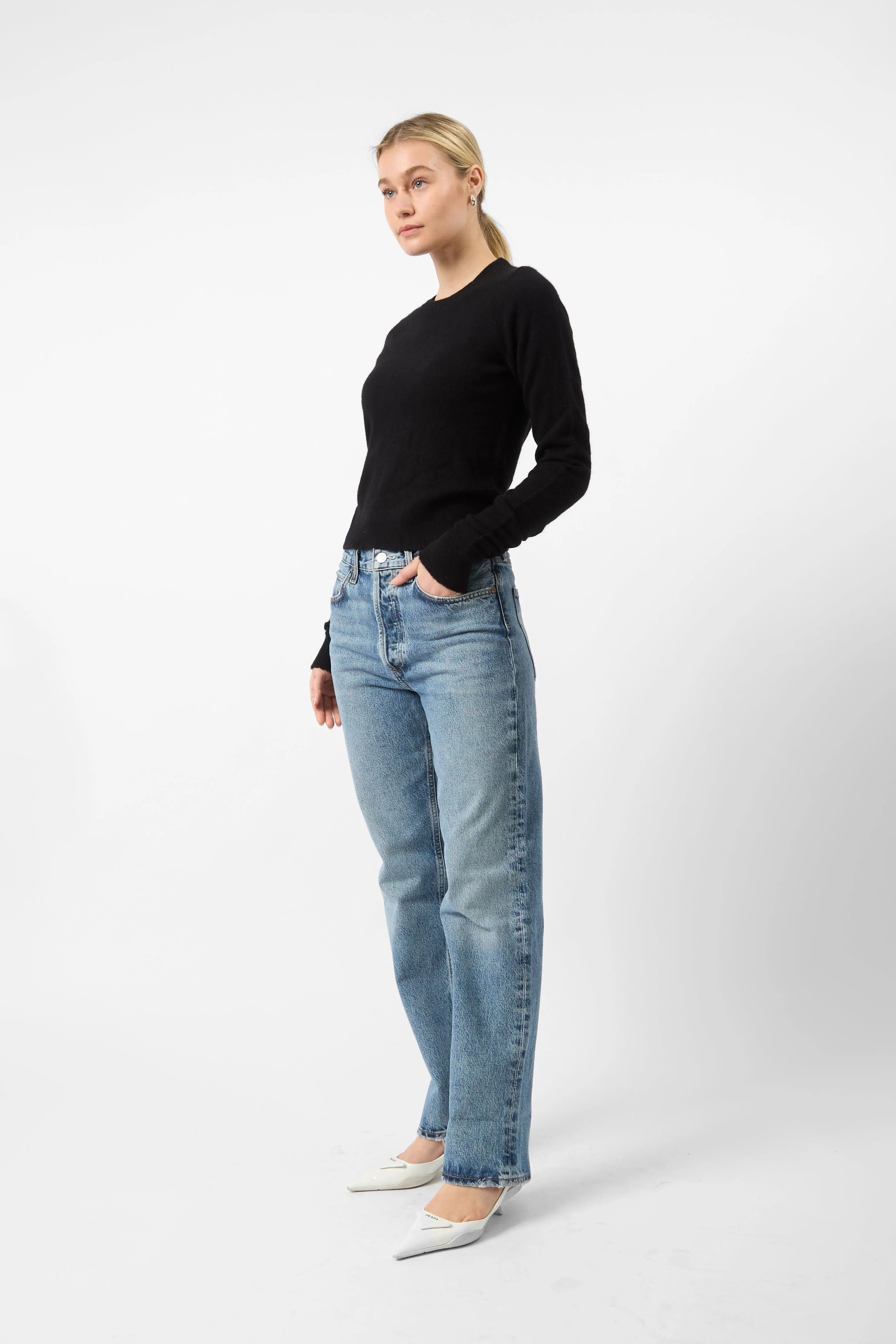 RE/DONE Cashmere Crewneck Pullover sold by Bessette product image thumbnail 3