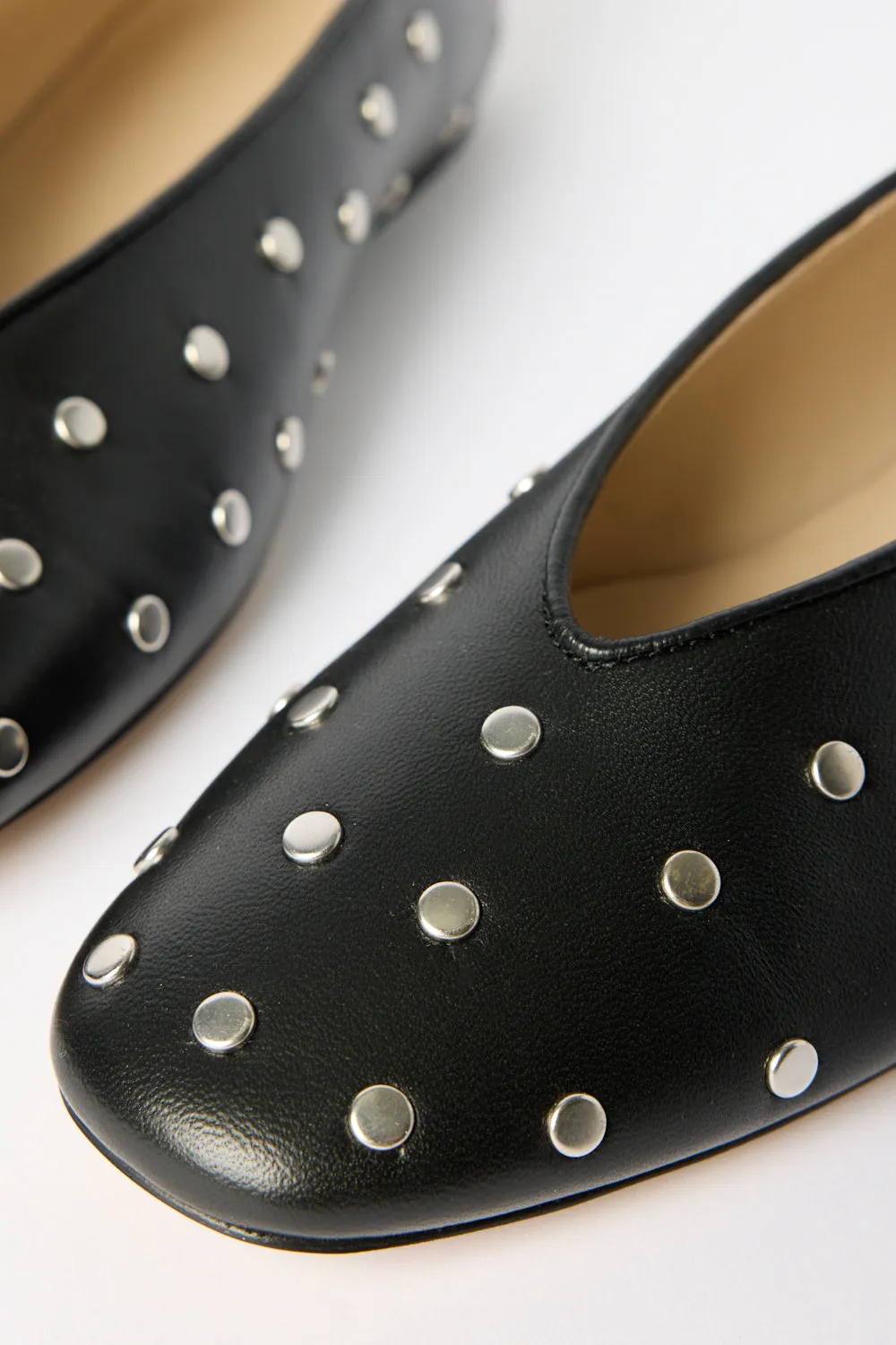 Le Monde Beryl Regency Studded Leather Flats sold by Bessette product image thumbnail 3