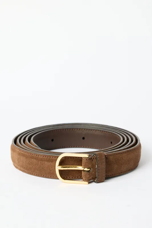 Toteme Wrapped Belt (Chocolate Brown) made by Toteme