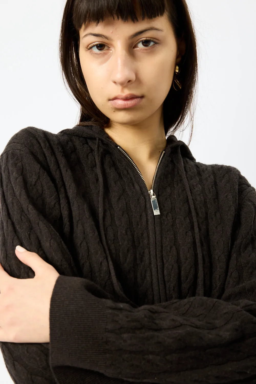 Toteme Cable Knit Hoodie sold by Bessette product image thumbnail 3