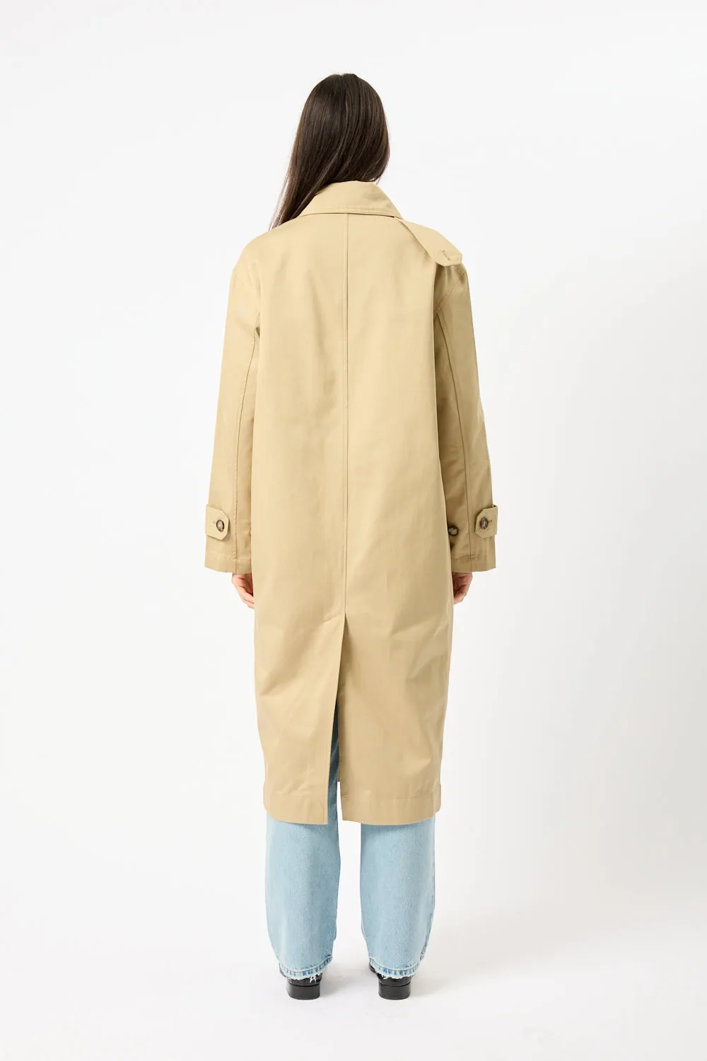 Oversized Gabardine Car Coat sold by Bessette product image thumbnail 2