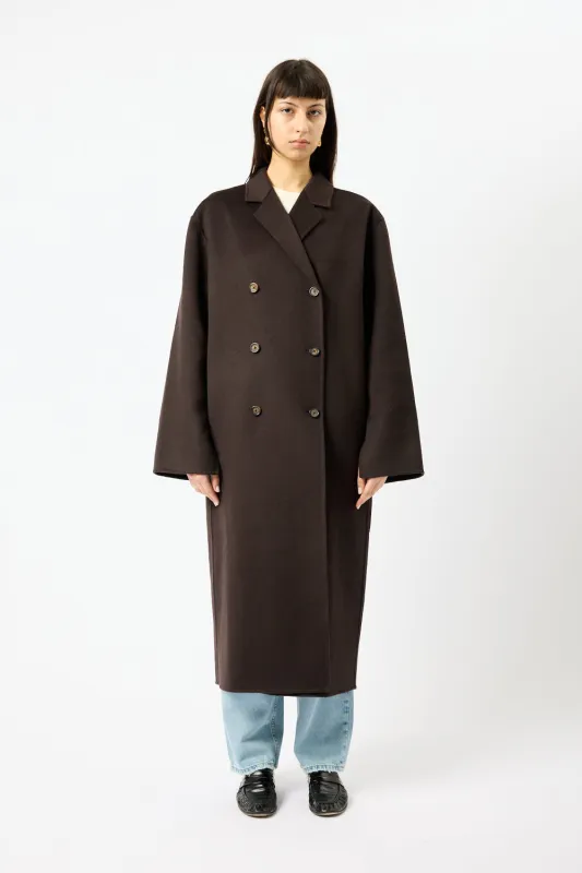 Toteme Signature Wool Double Coat sold by Bessette