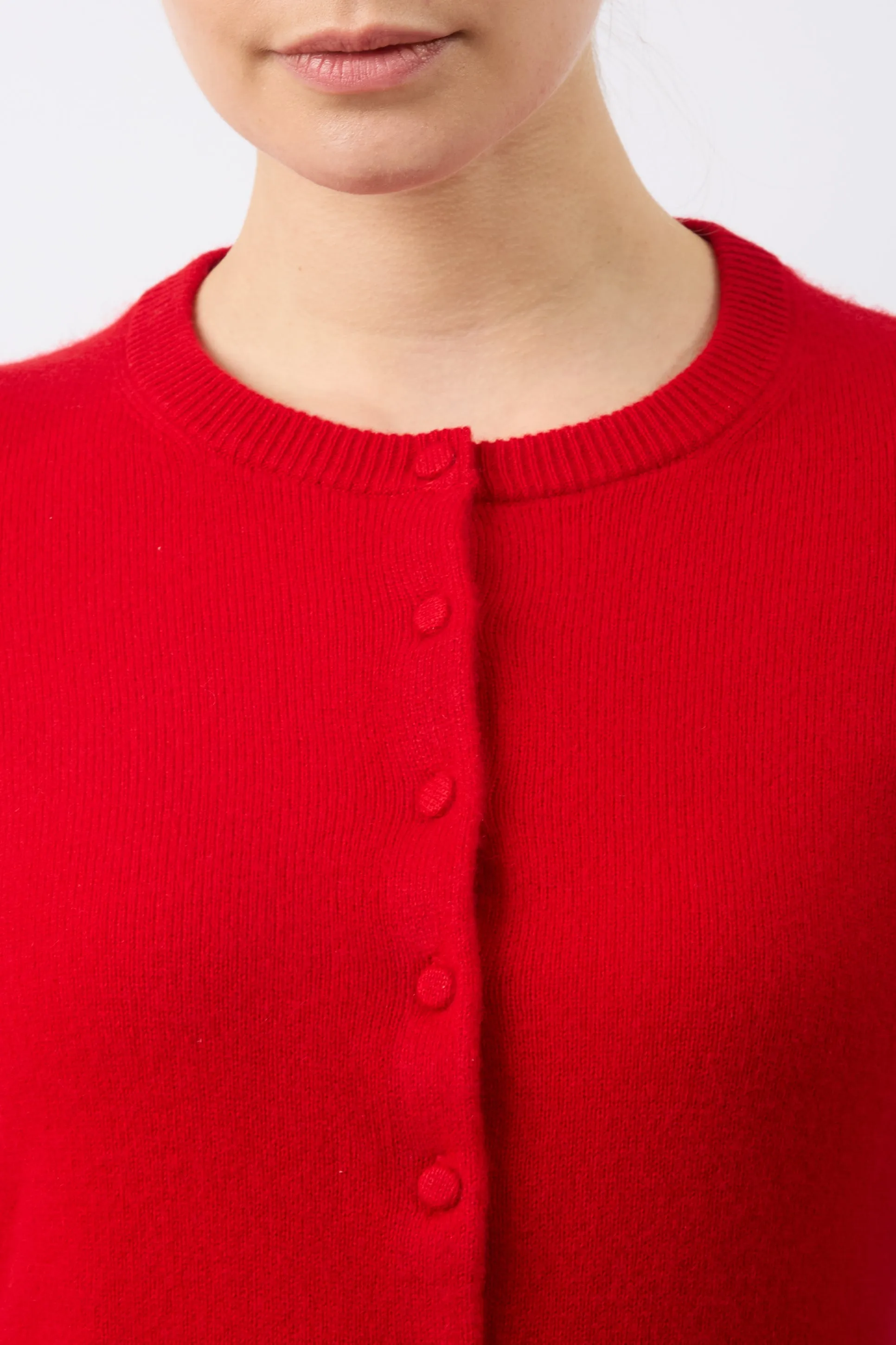Re/Done Cashmere Crewneck Cardigan sold by Bessette product image thumbnail 3