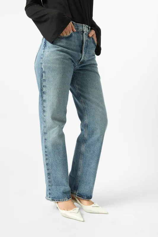 Agolde Fran Low Rise Wide Jeans sold by Bessette