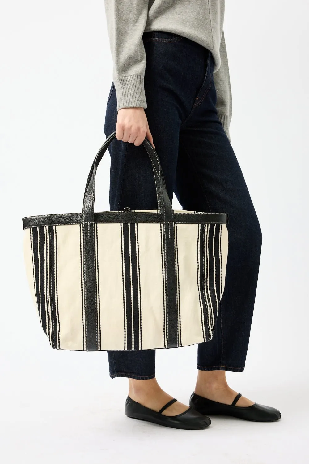 Toteme Striped Canvas Tote sold by Bessette product image thumbnail 4