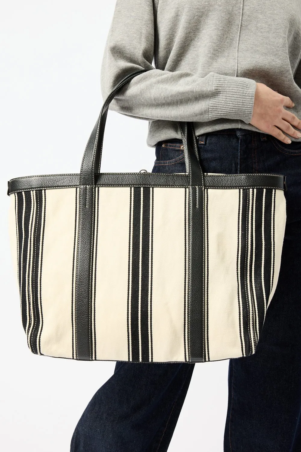 Toteme Striped Canvas Tote sold by Bessette product image thumbnail 5