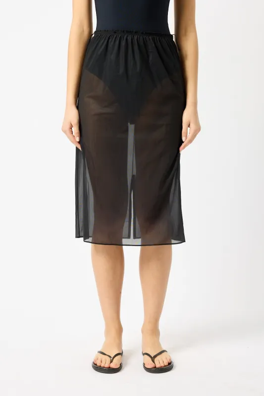 Carven Mesh Midi Skirt sold by Bessette