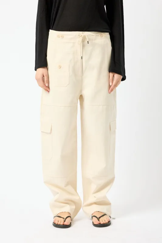 Toteme Cotton Cargo Trousers sold by Bessette