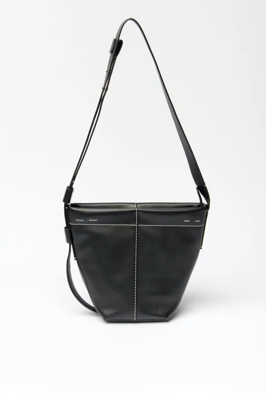Proenza Schouler White Label Barrow Bucket Bag Black sold by Bessette