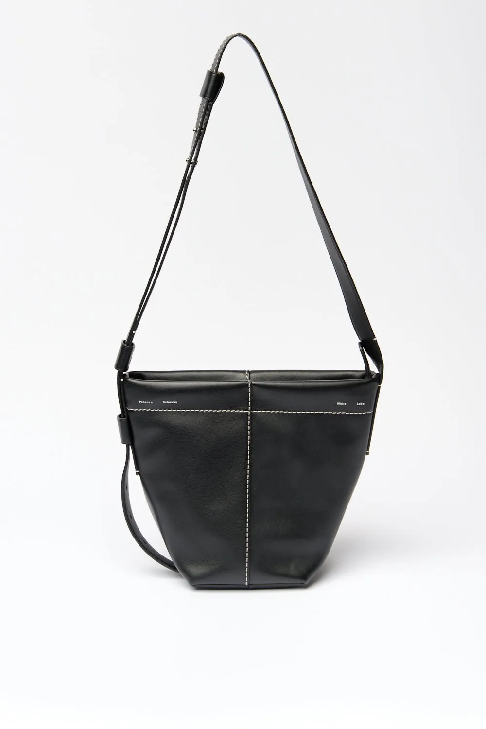 Proenza Schouler White Label Barrow Bucket Bag Black sold by Bessette