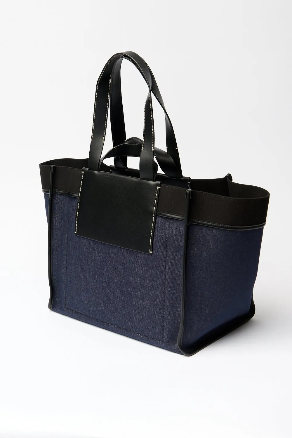 Proenza Schouler White Label XL Morris Tote in Denim sold by Bessette product image thumbnail 4