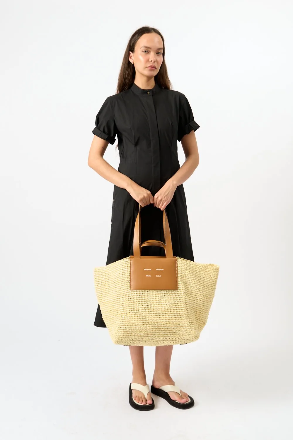 Proenza Schouler White Label XL Morris Tote in Raffia sold by Bessette product image thumbnail 4