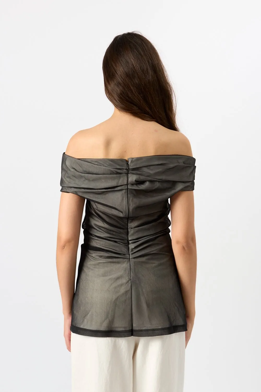 Allegra Top In Silk Nylon sold by Bessette product image thumbnail 4