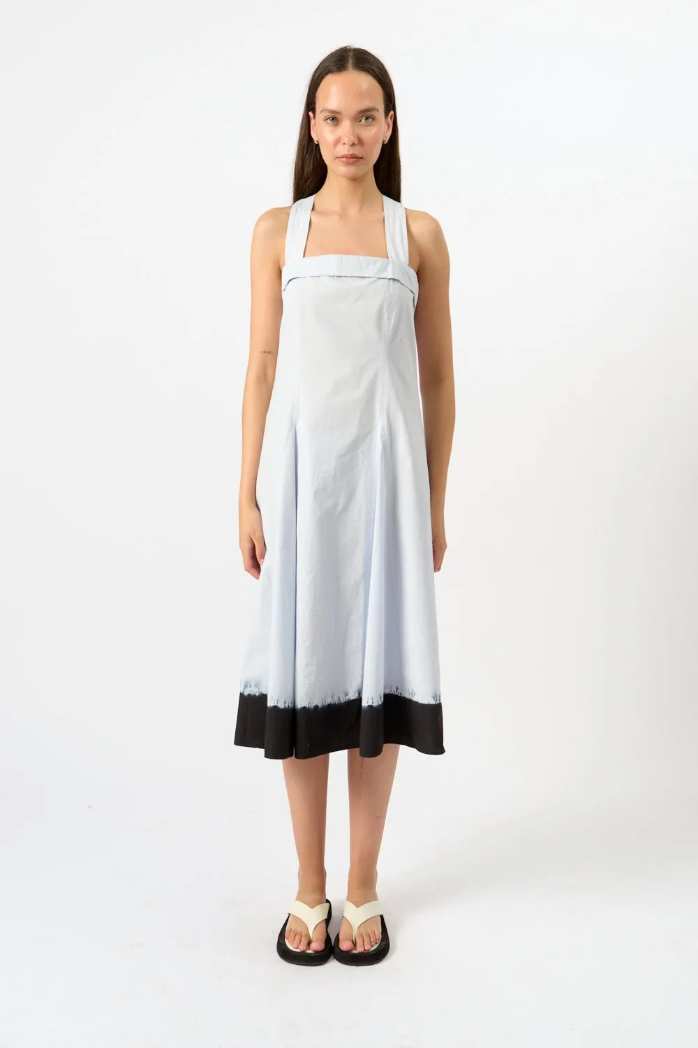 Proenza Schouler White Label Edie Tie-Dye Poplin Dress sold by Bessette